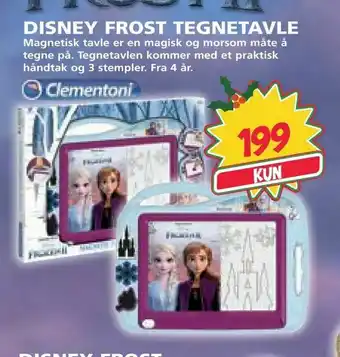 Extra Leker Disney frost tegnetavle tilbud