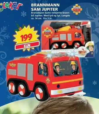 Extra Leker Brannmann sam jupiter tilbud