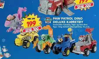Extra Leker Paw patrol dino deluxe kjøretøy tilbud