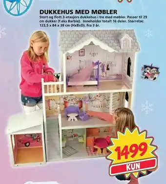 Extra Leker Dukkehus med møbler tilbud