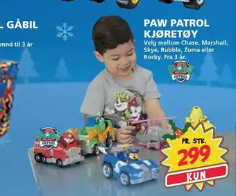 Extra Leker Paw patrol kjøretøy tilbud