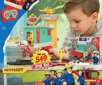 Extra Leker Brannmann sam brannstasjon tilbud