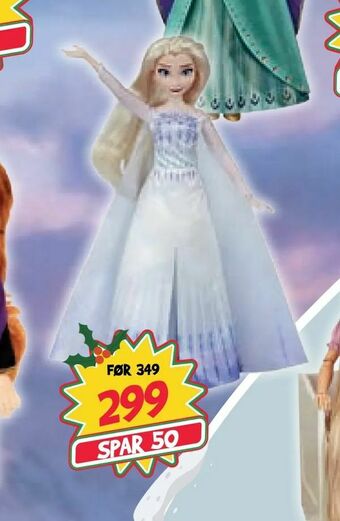 Extra Leker Disney frost musikkeventyrdukke tilbud