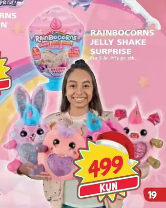 Extra Leker Rainbocorns jelly shake surprise tilbud
