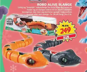Extra Leker Robo alive slange tilbud