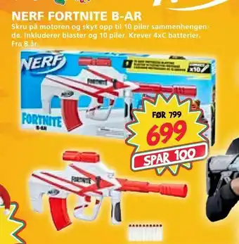 Extra Leker Nerf fortnite b-ar tilbud