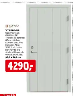 jem & fix YTTERDØR tilbud