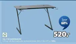 JYSK HALSTED GAMINGBORD tilbud