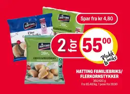 Coop Extra HATTING FAMILIEBRIKS/ FLERKORNSTYKKER tilbud