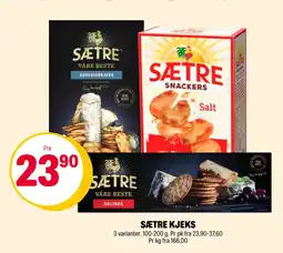 Coop Extra SÆTRE KJEKS tilbud