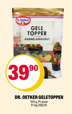 Coop Extra DR. OETKER GELETOPPER tilbud