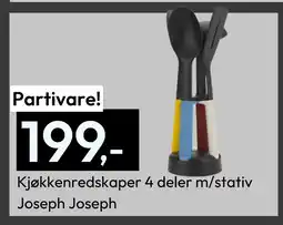 Gigaboks Kjøkkenredskaper 4 deler m/stativ tilbud