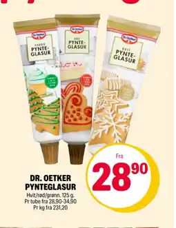 Coop Extra DR. OETKER PYNTEGLASUR tilbud
