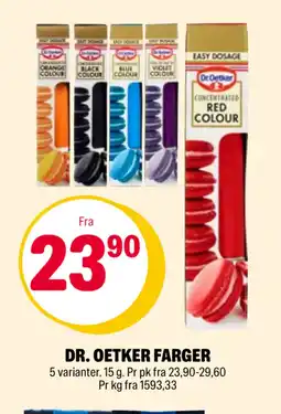 Coop Extra DR. OETKER FARGER tilbud