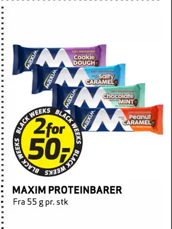 Bunnpris MAXIM PROTEINBARER tilbud