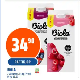 Coop Obs Biola tilbud