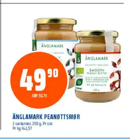 Coop Obs Änglamark peanøttsmør tilbud