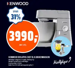 Coop Obs KENWOOD kvl4170s chef xl kjøkkenmaskin tilbud