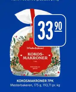 Rema 1000 MESTERBAKEREN Kokosmakroner 7pk tilbud