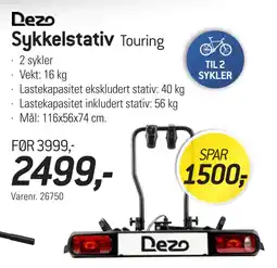 Thansen Sykkelstativ tilbud