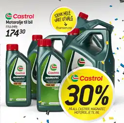 Thansen Motorolje til bil tilbud