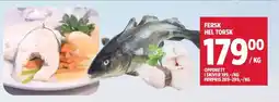 Meny FERSK HEL TORSK tilbud