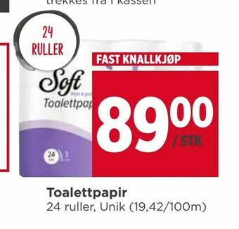 Meny Toalettpapir tilbud