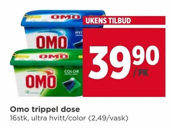 Meny Omo trippel dose tilbud