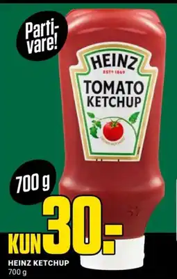 Europris HEINZ ketchup tilbud