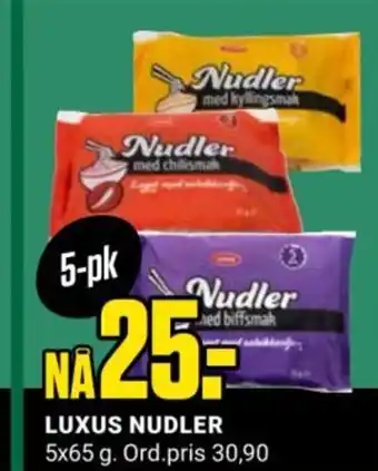 Europris LUXUS nudler tilbud