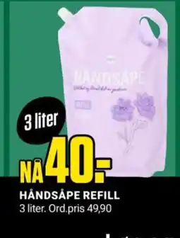 Europris Håndsåpe refill tilbud