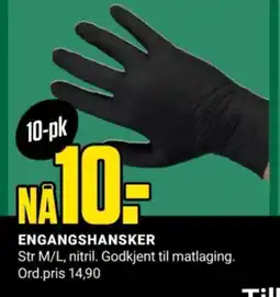 Europris Engangshansker tilbud