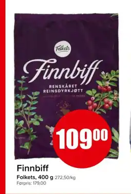 Spar FOLKETS Finnbiff tilbud