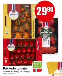 Spar GARTNER Pakkede tomater tilbud