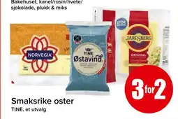 Spar TINE Smaksrike oster tilbud