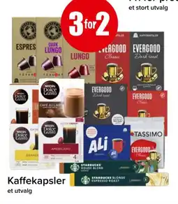 Spar Kaffekapsler tilbud