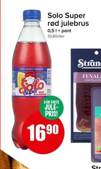 Spar Solo Super rød julebrus tilbud