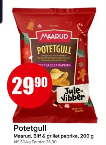 Spar MAARUD Potetgull tilbud