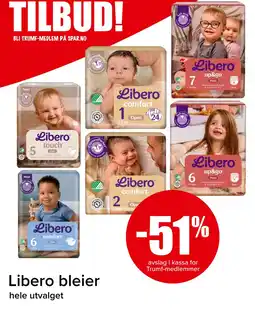Spar LIBERO bleier tilbud