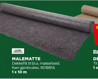 jem & fix MALEMATTE tilbud