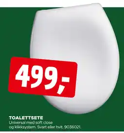 jem & fix TOALETTSETE tilbud