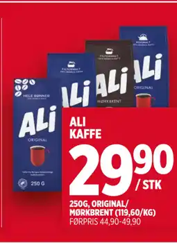 Meny ALI KAFFE tilbud
