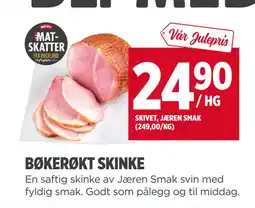 Meny BØKERØKT SKINKE tilbud