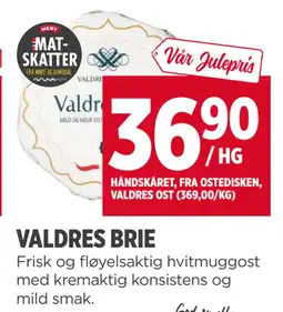 Meny VALDRES BRIE tilbud