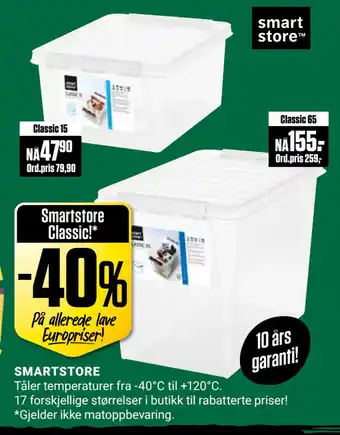 Europris SMARTSTORE tilbud