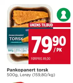Meny Pankopanert torsk tilbud