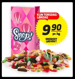 Bunnpris SMAGODT LØSVEKT tilbud