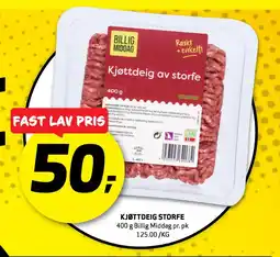 Bunnpris KJØTTDEIG STORFE tilbud