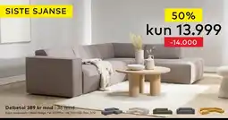 Skeidar Enjoy modulsofa tilbud