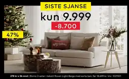 Skeidar Roma 3-seter tilbud